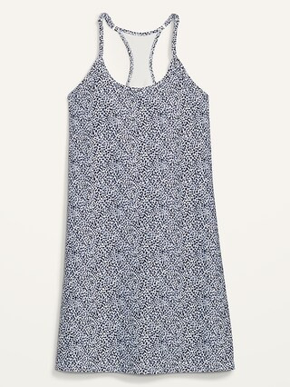 Sleeveless PowerSoft Performance Racer-Back Mini Swing Dress for Women | Old Navy (US)