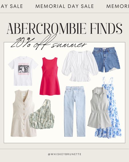 Abercrombie is 20% sitewide! Almost everything is on deal for the long weekend.

Memorial Day Sales | Abercrombie Jeans | Abercrombie Dress | Abercrombie Top

#LTKFindsUnder50 #LTKWorkwear #LTKStyleTip
