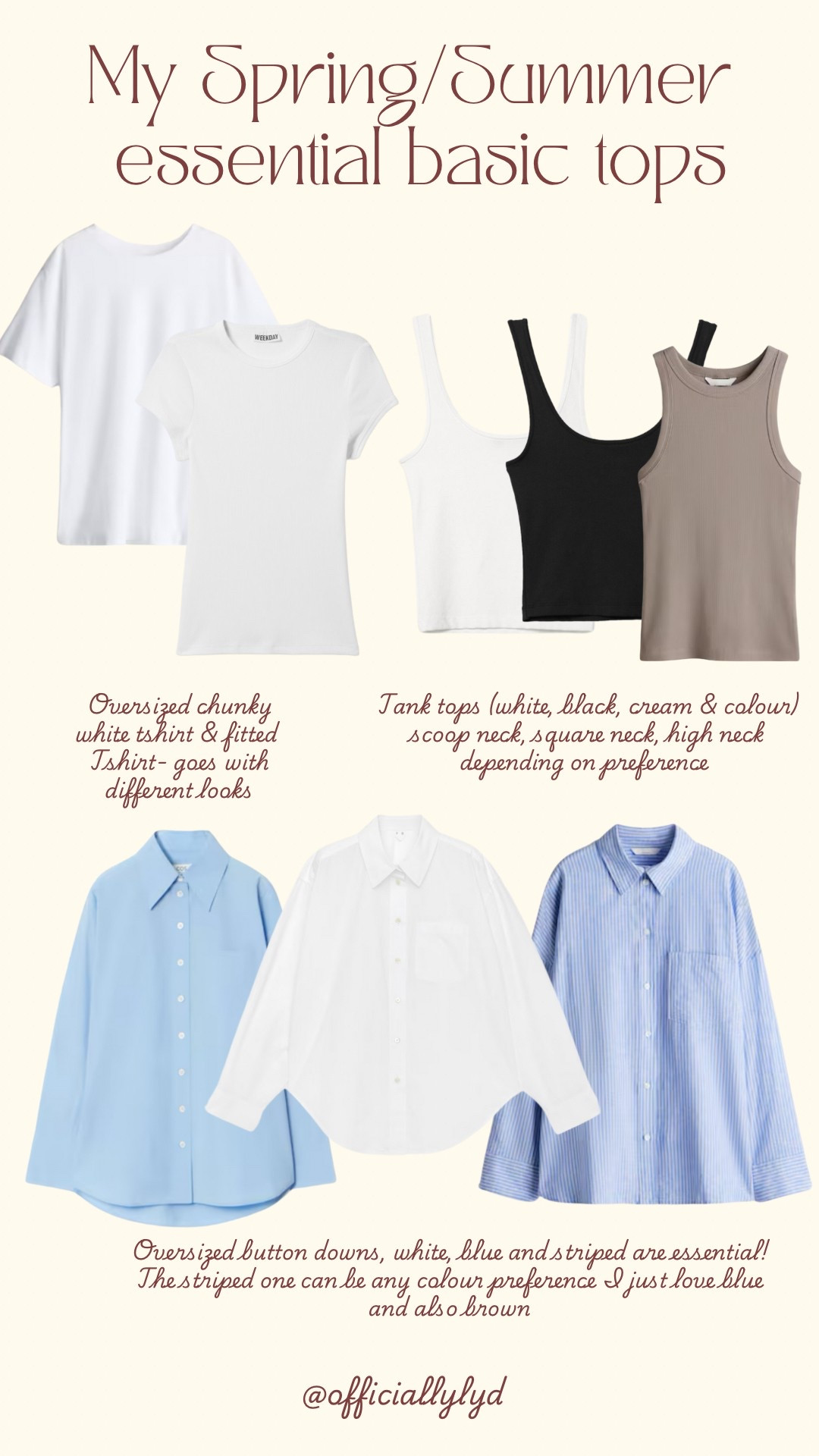 Spring/ Summer essential basic top layers!🤍 #basics #capsulewardrobe

#LTKsummer #LTKspring #LTKuk