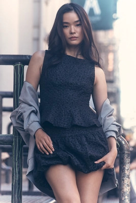 ASTR The Label Alea Bubble Mini Skirt | Anthropologie (US)