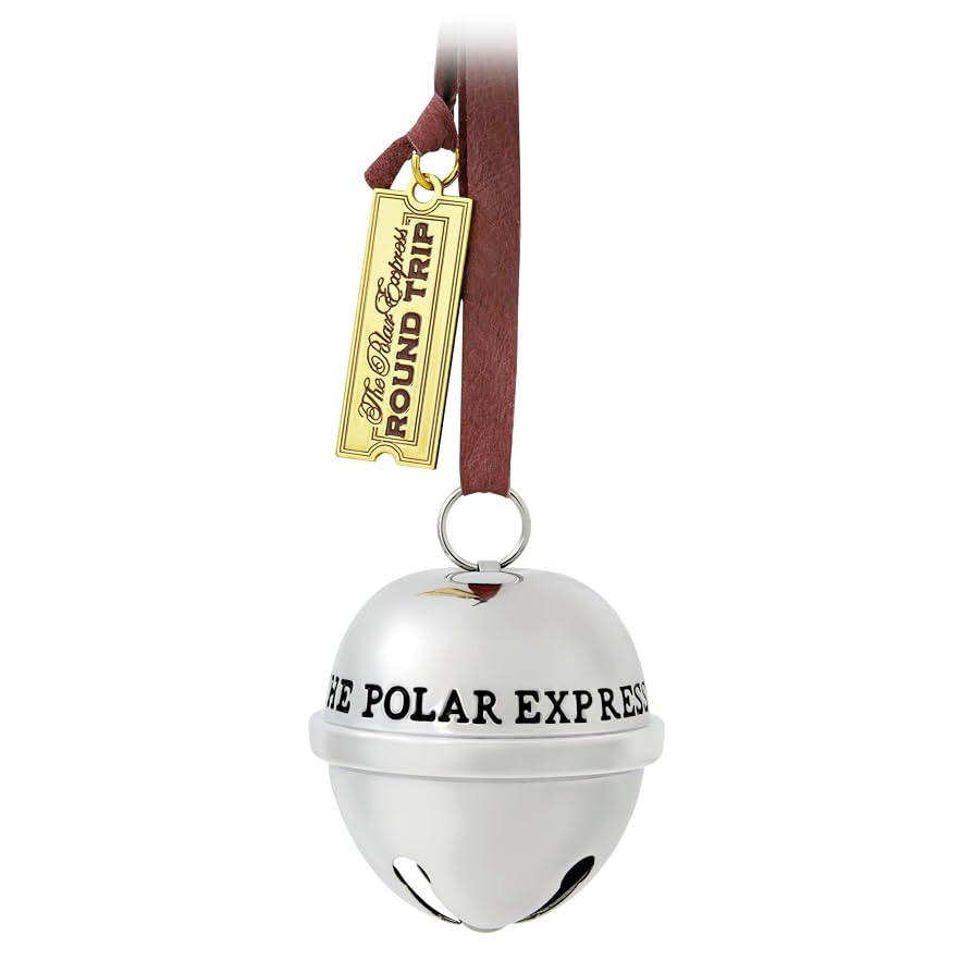 Hallmark Keepsake Christmas Ornament 2025, The Polar Express Santa's Sleigh Bell 2025, Metal, Chr... | Amazon (US)