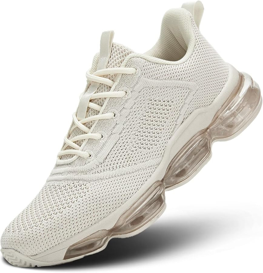 Womens Walking Running Shoes Air Cushion Basketball Sneakers Fashion Tennis Breathable Sport Gym ... | Amazon (US)