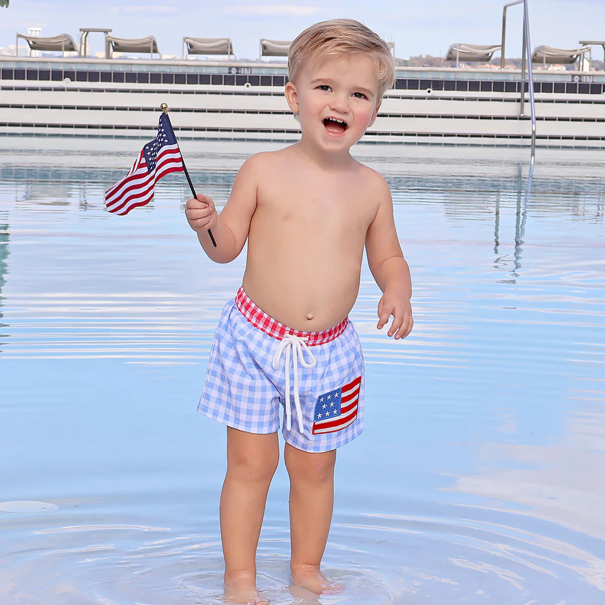 Americana Swim Trunks | Classic Whimsy