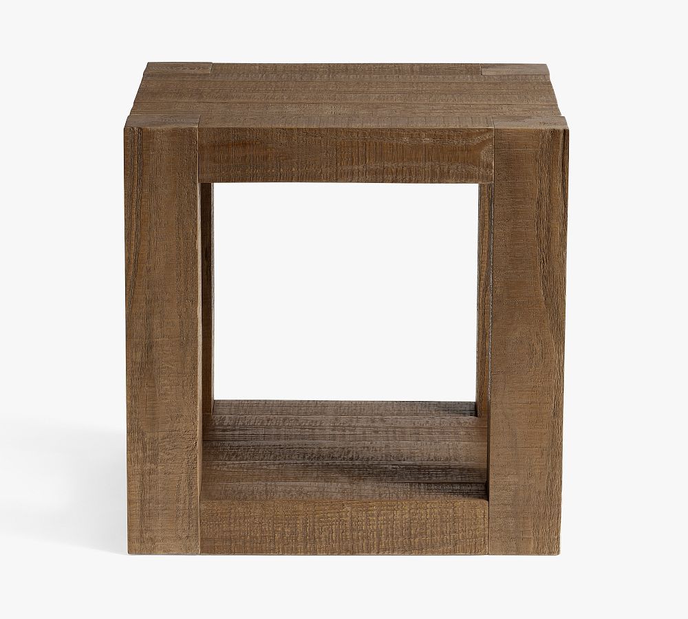 Palisades Rectangular Reclaimed Wood Side Table | Pottery Barn (US)