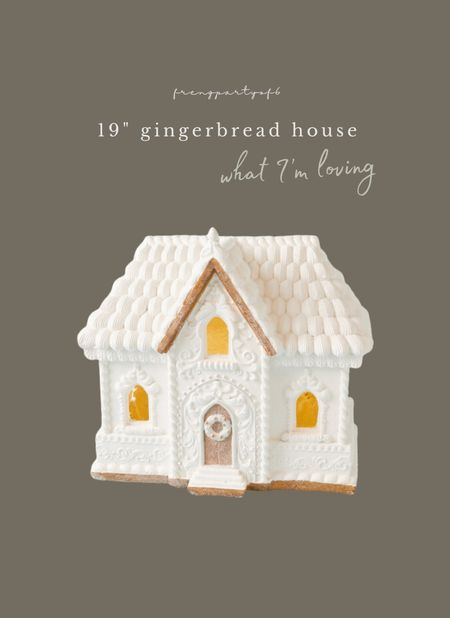 19” white gingerbread house!! So cute and only $49.99!

#LTKfindsunder50 #LTKsalealert #LTKHoliday