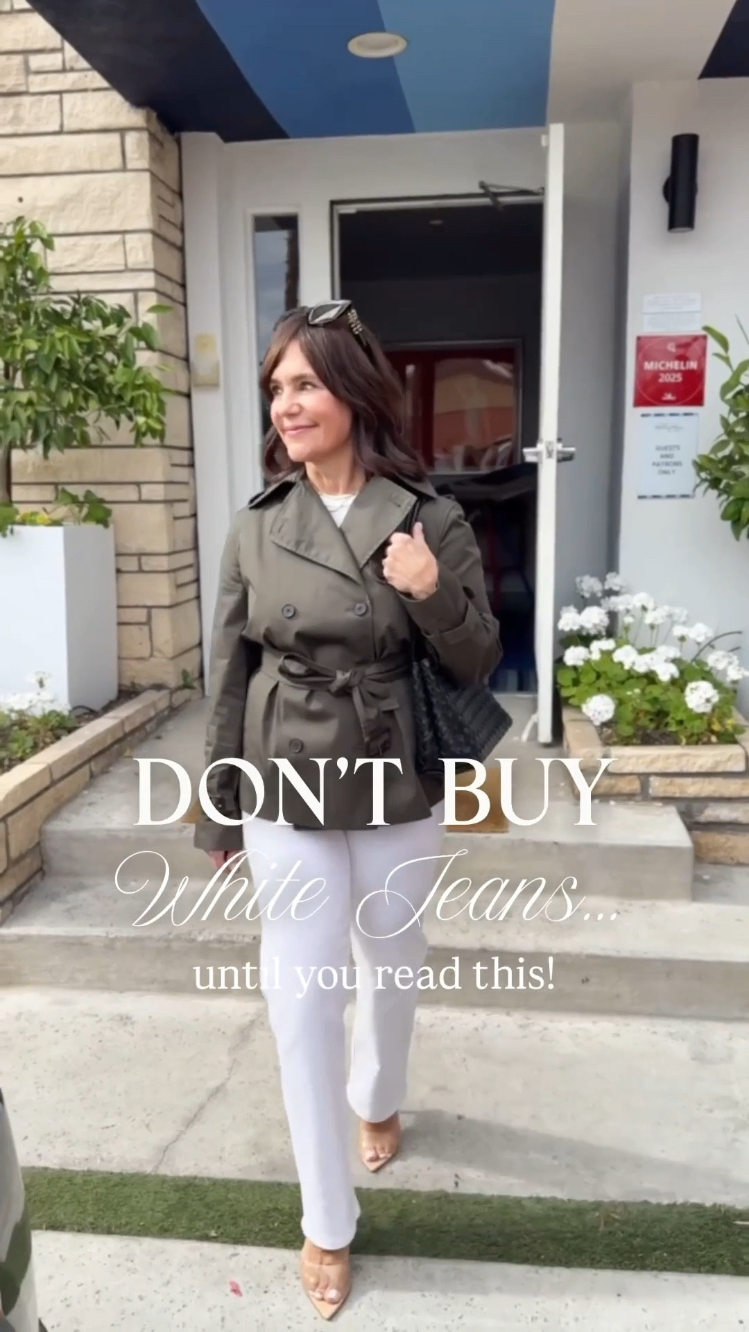 DON’T BUY WHITE JEANS … until you read this 😉

If you’ve ever tried white denim and not loved them, THIS post is for you!!

It can be tricky to find the right ones, but I found the best white jeans that won’t let you down!

I’m talking comfy and flattering, and, most importantly, NOT see through! ✨

I always get asked if you should size up in your white jeans and I say no - stick to your usual size

#LTKootd #LTKSeasonal #LTKOver40