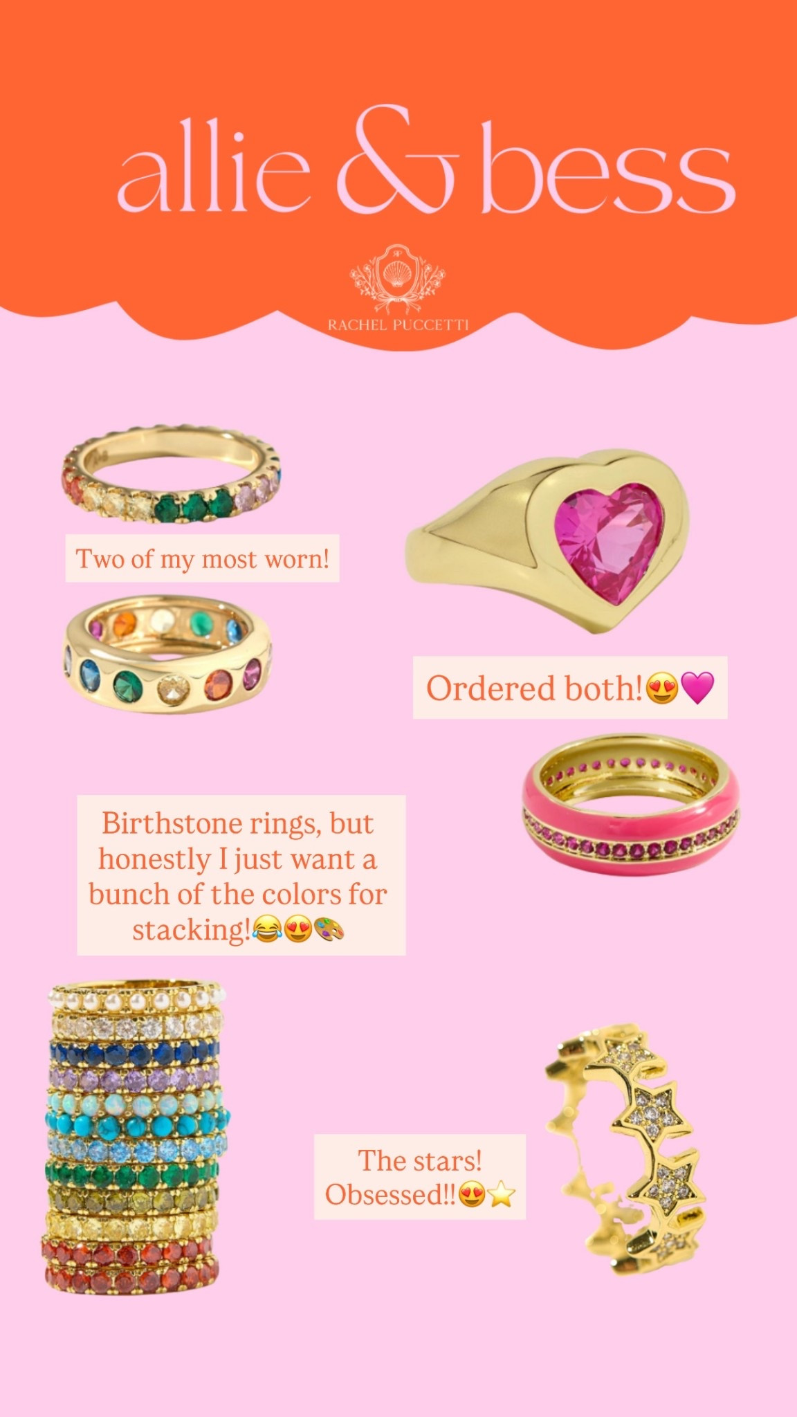 Allie and Bess jewelry, rings, stacking rings, statement ring

Code RACHEL20 for 20% off sitewide on Allie and Bess!😍 

I love my Allie and Bess jewelry!! So many cute pieces, and so many fun ways to layer and stack!✨ 

#LTKFindsUnder100 #LTKSaleAlert #LTKFindsUnder50