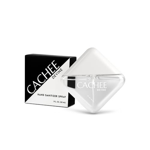CACHEE Hand Sanitizer Spray - Devine, Travel Size Skin Care Essentials, Kills Germs & Bacteria Non-Sticky Long-Lasting Scent Quick-Drying Luxurious Fragrances, Aesthetic Design, 1FL OZ (30 ML) | Amazon (US)