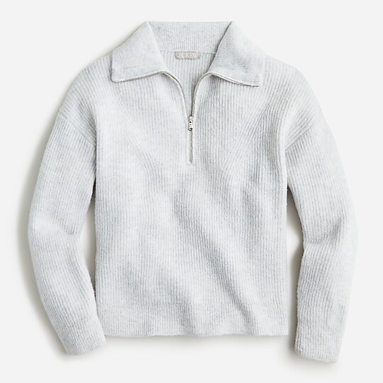 Half-zip stretch wool sweater | J. Crew US