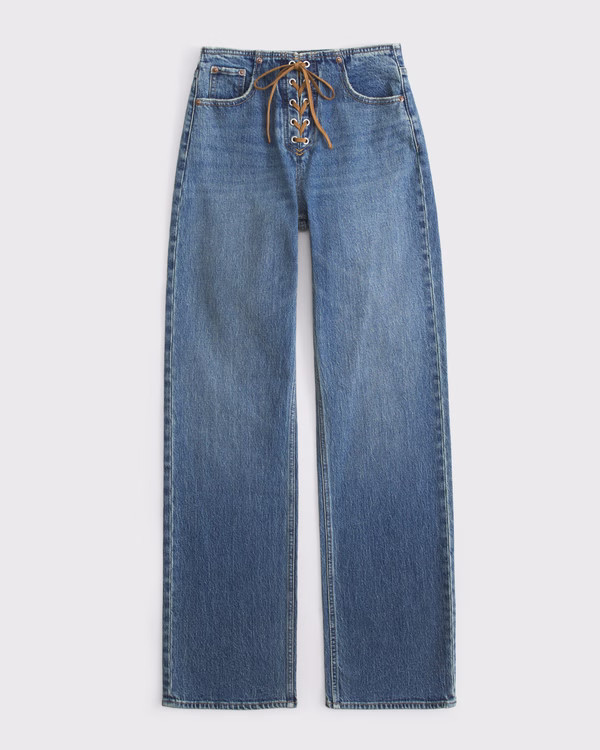 High Rise 90s Relaxed Jean | Abercrombie & Fitch (US)