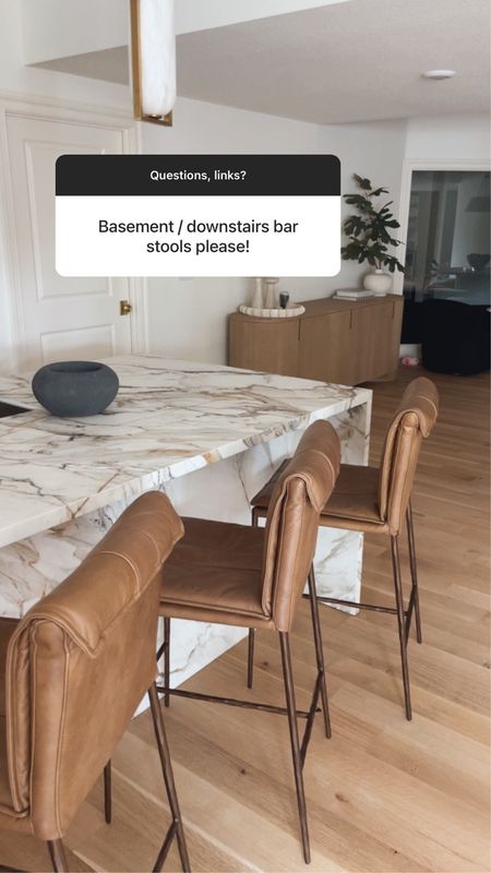 Basement bar counter stools 