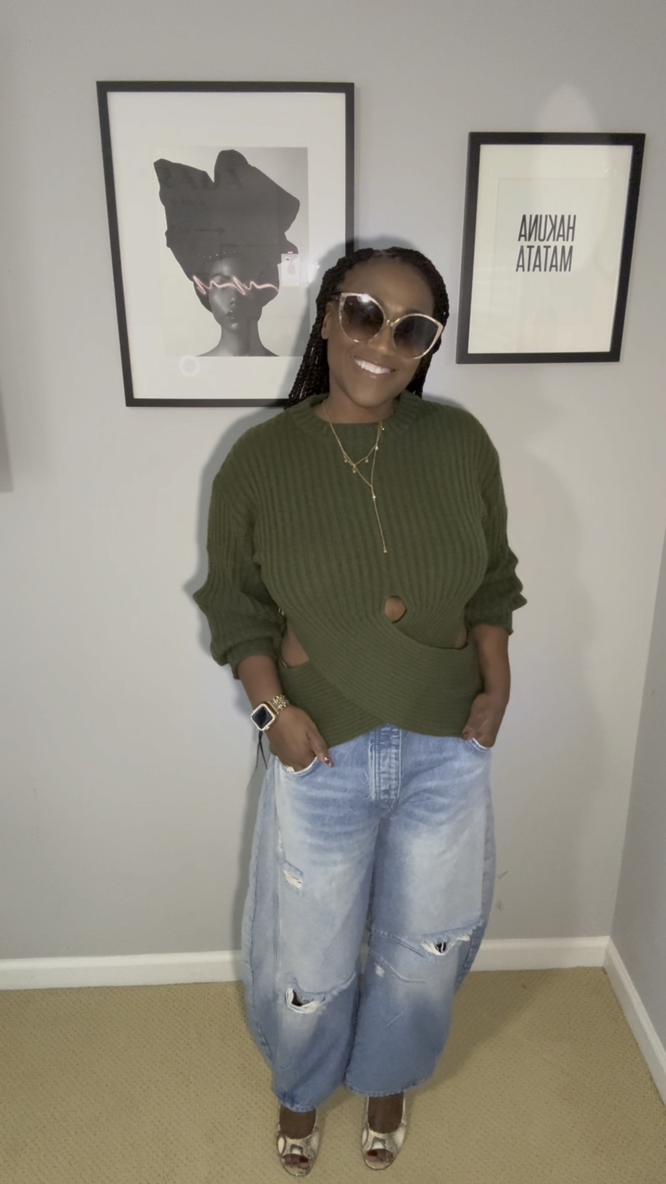 Trying to decide on a Turkey Day outfit was fun.  Comfortable and cute is always my Go To 😂 

#LTKCyberWeek #LTKHoliday #LTKOver40