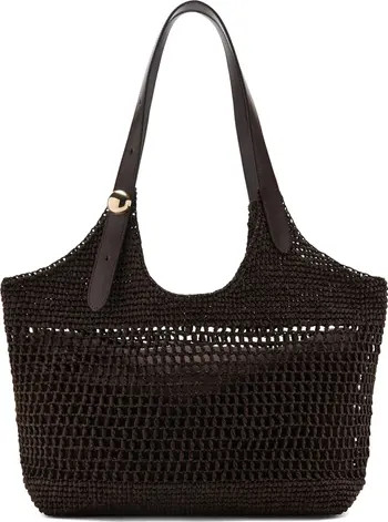 MANGO Natural Fiber Tote | Nordstrom | Nordstrom