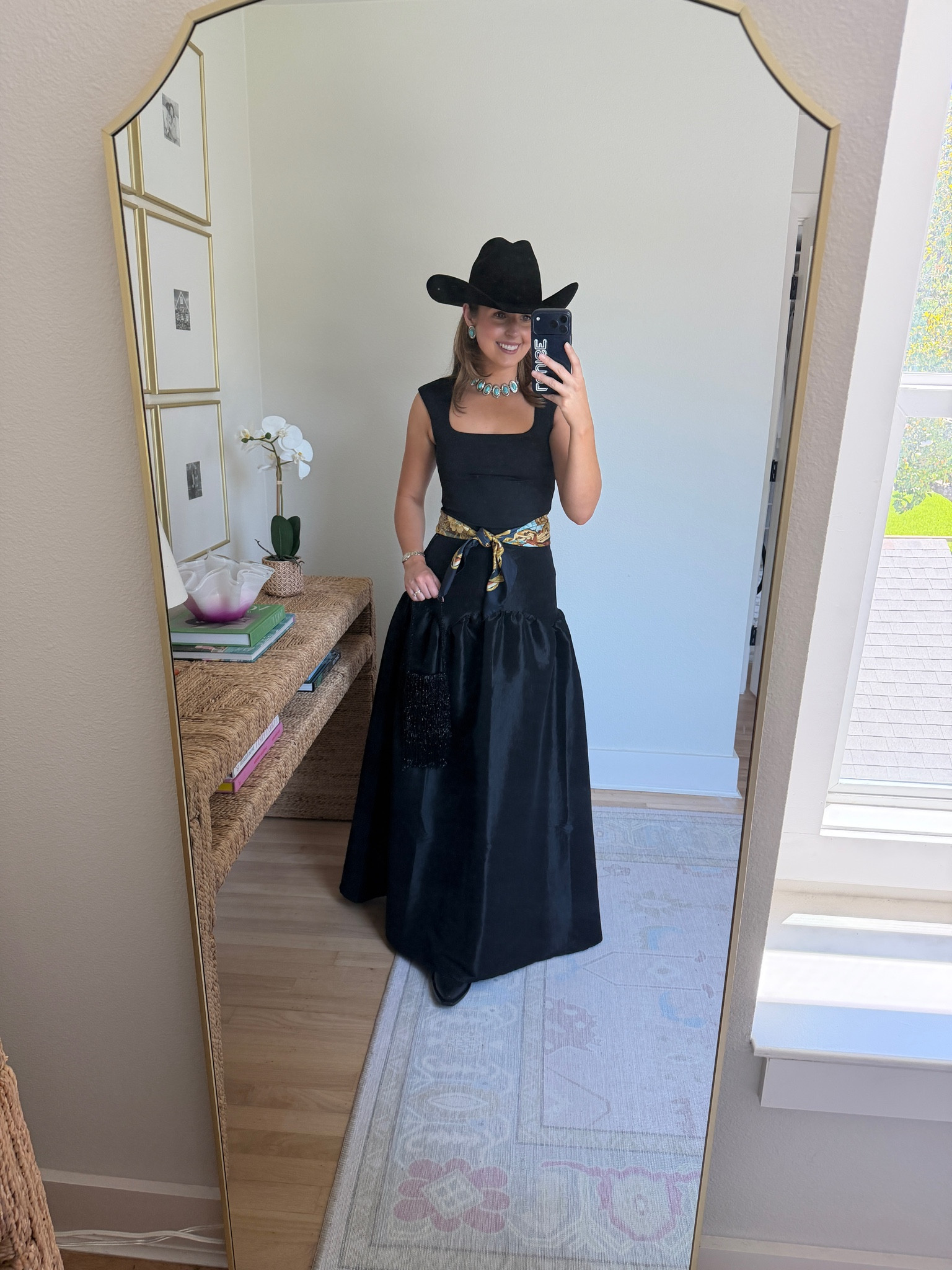 Western formal outfit idea! Wearing an XS in top and S in skirt - skirt runs big! Size down