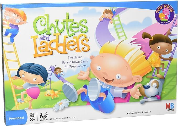 Chutes and Ladders Board Game for 2 to 4 Players Kids Ages 3 and Up (Amazon Exclusive) | Amazon (US)