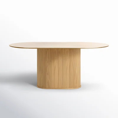 Iris 71" Pedestal Dining Table | Wayfair North America