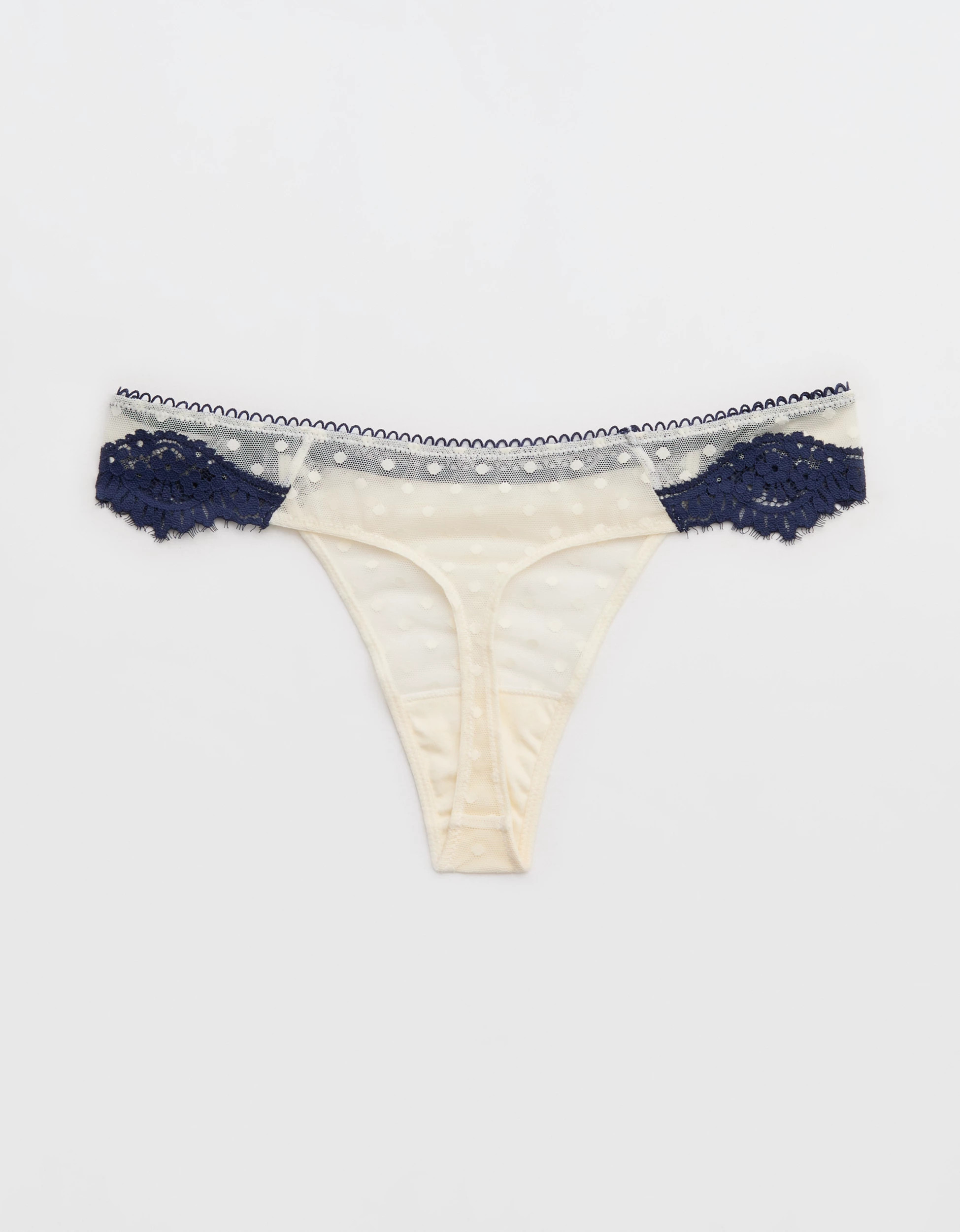 Show Off Sheer Happiness Lace Thong Underwear | Aerie