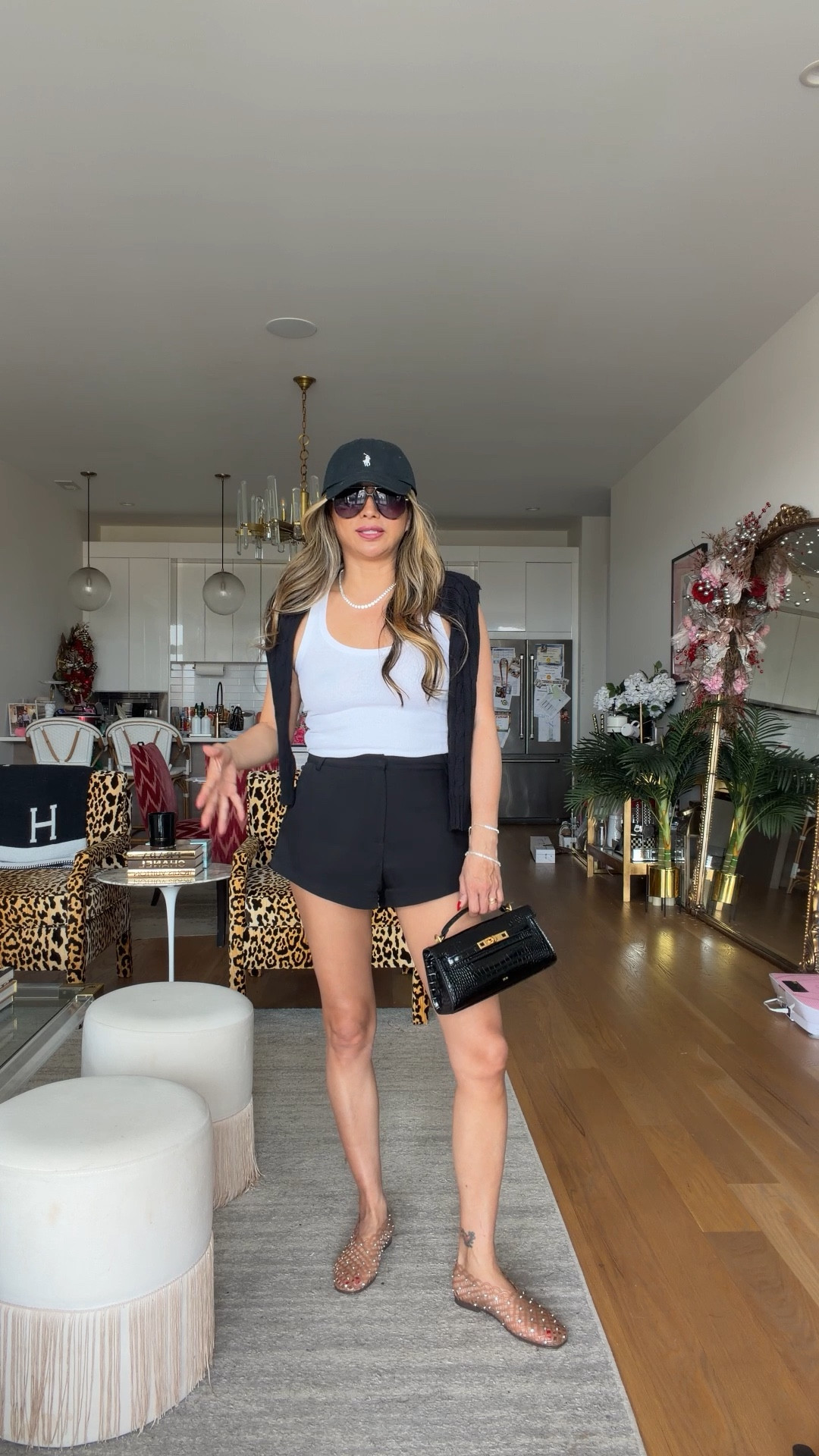 Best easy chic outfit. Zara tank. Revolve shorts. Both small. Fav jelly shoes. Polo hat  

#LTKgrwm #LTKdayinmylife #LTKootd