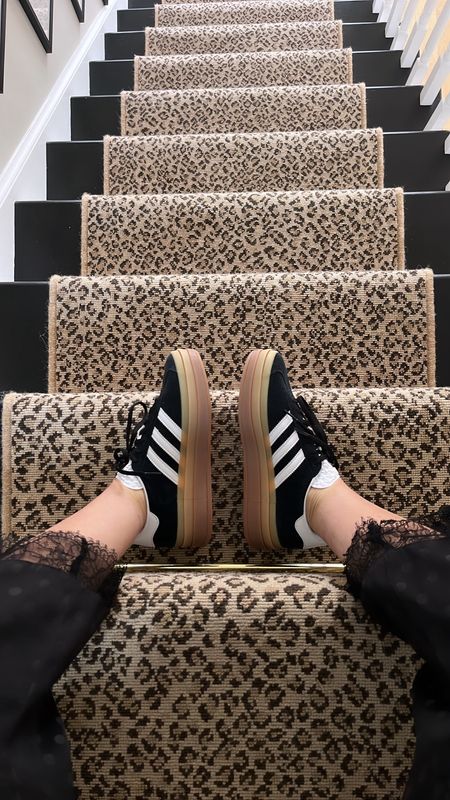 
Adidas Gazelle 
*I sized down 1/2  from my normal 38 to 37.5 
Great gift ✔️
Great value ✔️
Great style ✔️
Stylist tip: wear with your skirts and dresses 
*Always sells out so don’t wait 

#LTKstyletip #LTKGiftGuide #LTKCyberWeek