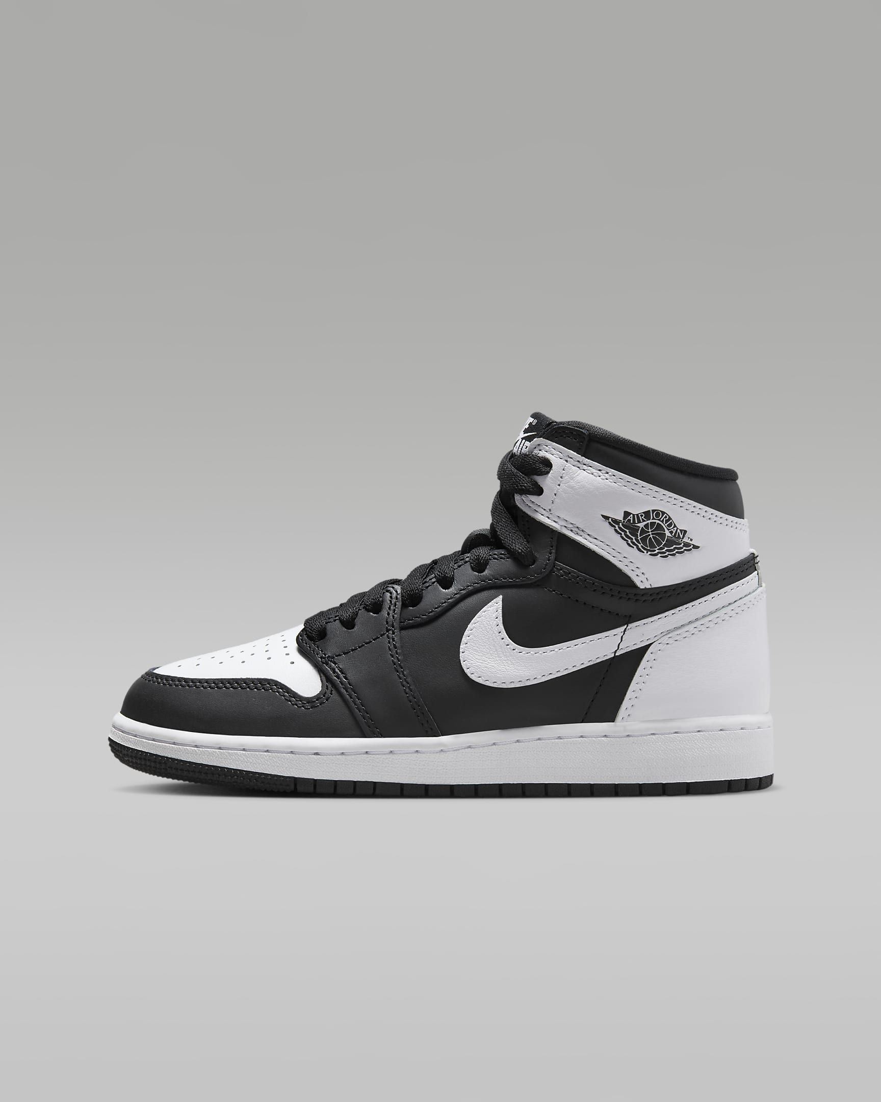 Air Jordan 1 High OG "Black & White" Big Kids' Shoes. Nike.com | Nike (US)