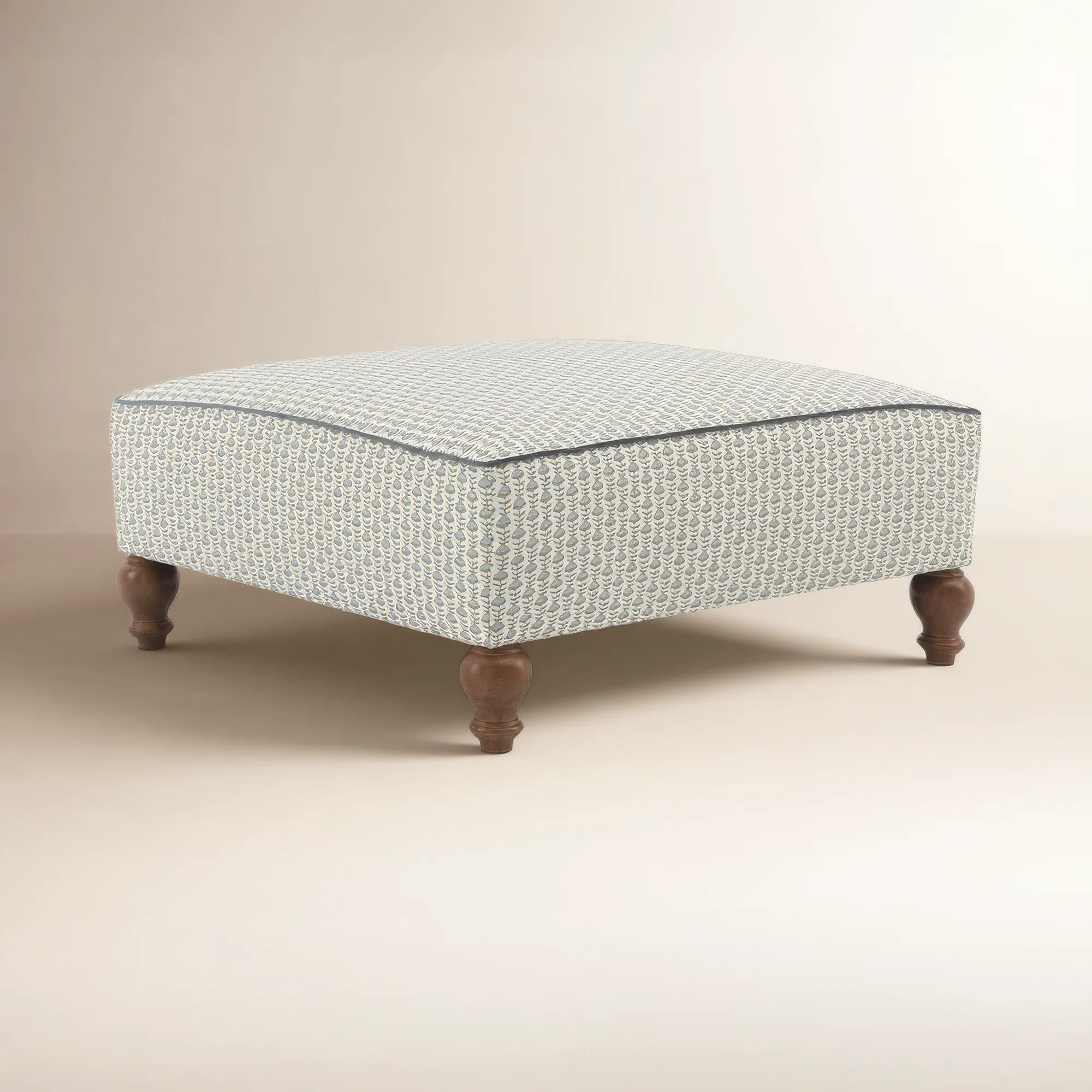 Renelle Upholstered Ottoman | Birch Lane