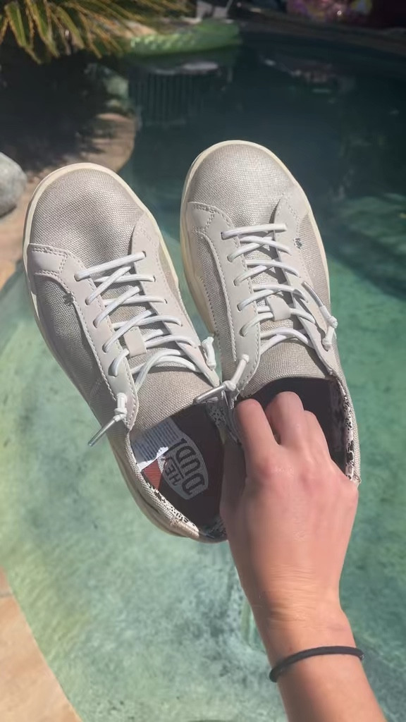 Spring shoes that match any outfit! So comfy and easy to slip on! #shoes #heydudes #slipons

#LTKShoeCrush #LTKFindsUnder100