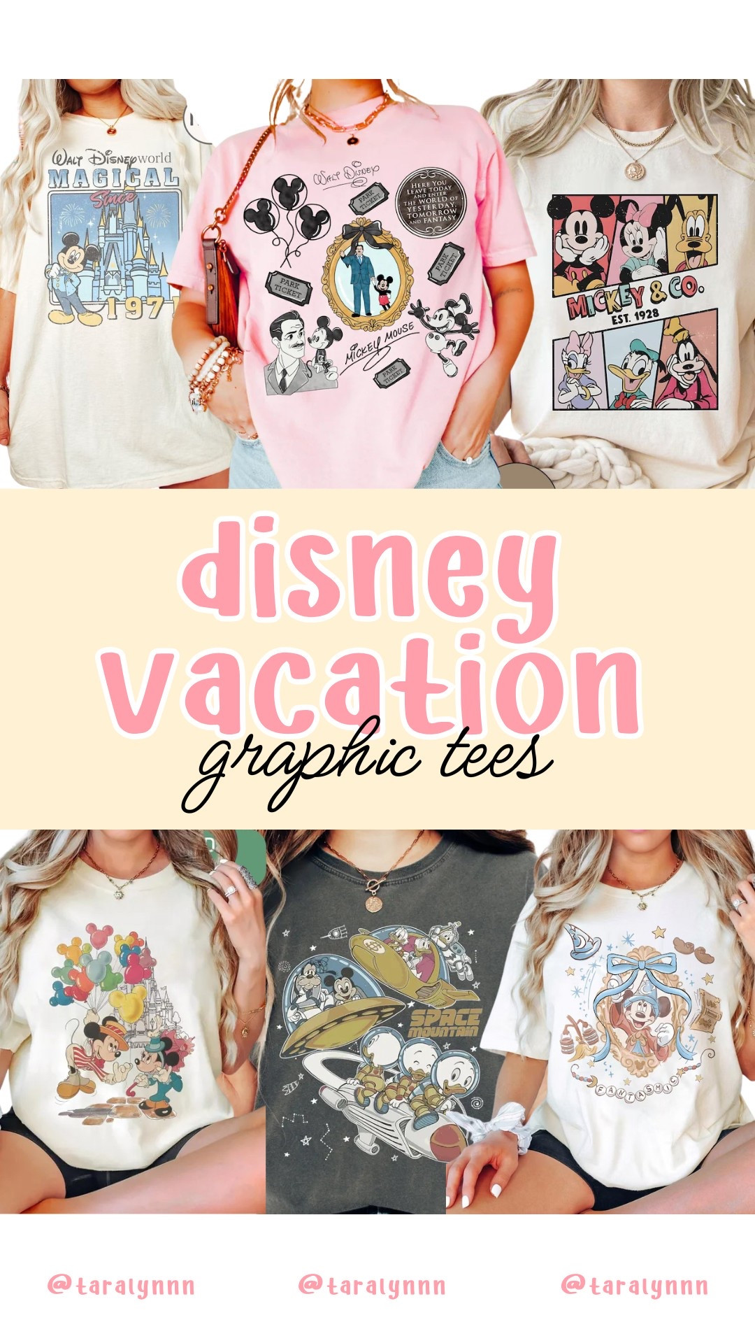 Disney Vacation Graphic Tees 

#disney #disneyvacation #graphictee #disneyland #disneyworld #retro #minniemouse #mickeymouse #travel #vacation

#LTKFindsUnder50 #LTKStyleTip #LTKTravel