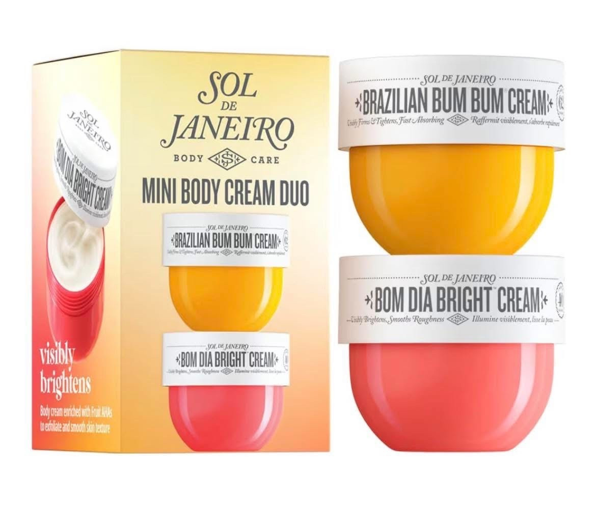 The Sol de Janeiro Mini Body Cream Set that includes travel die versions of the incredibly popular Brazilian Bum Bum Cream & Bom Dia Bright Cream is on sale for only $17 today at Amazon! Use my code ANGODI24LX3N at checkout for the full discount!! Perfect gift item - these smell AMAZING!! 

#LTKBeauty #LTKHome #LTKSaleAlert