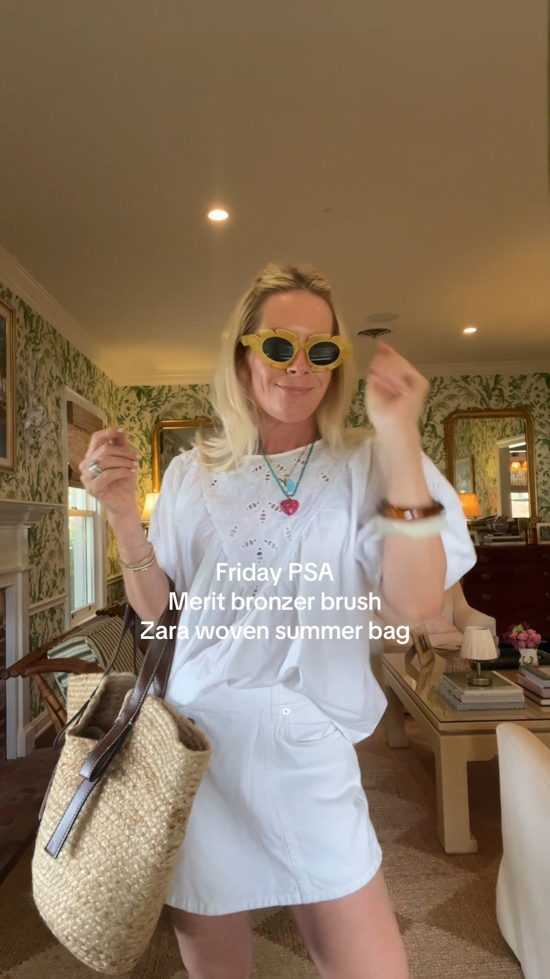 Little Friday chit chat! My new favorite bronzer brush and Zara bag (that I can’t link!) The Merit bronzer brush is the best I’ve ever used! It blends bronzer so well, linked some other favorites from Merit!

#LTKStyleTip #LTKSummerEdit