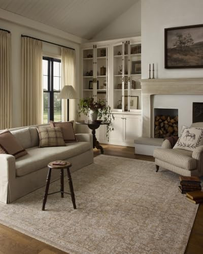 Loloi Chris Loves Julia Doris Dove/Sea 2'-5" x 7'-6" Runner Rug | Amazon (US)