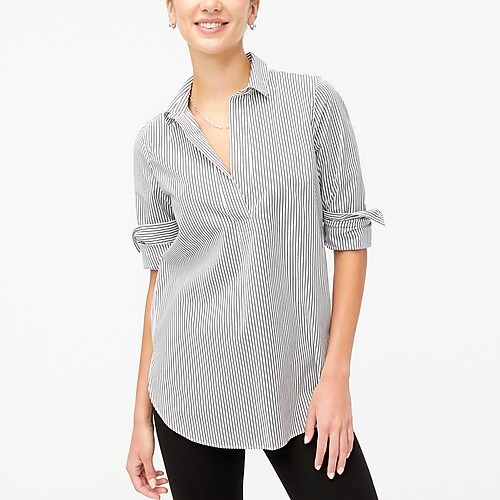 High-low popover tunic top | J.Crew Factory