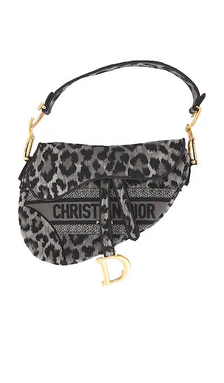 FWRD Renew Dior Saddle Bag in Grey. | Revolve Clothing (Global)