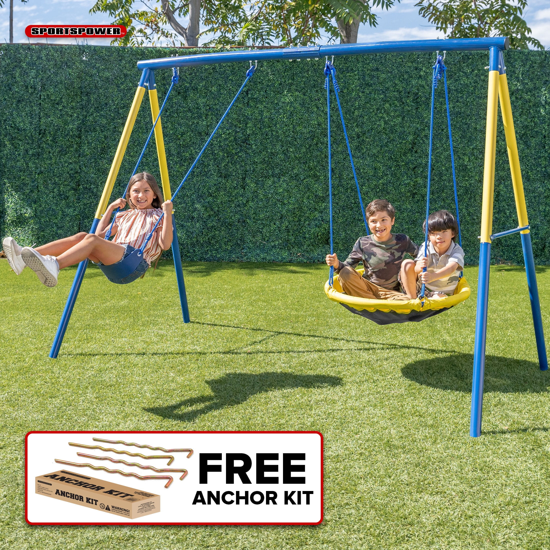 Sportspower Swing and Saucer Swing Metal Set | Walmart (US)