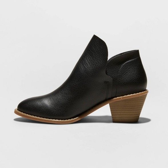 Women's Indie Faux Leather Heeled Bootie - Universal Thread™ | Target