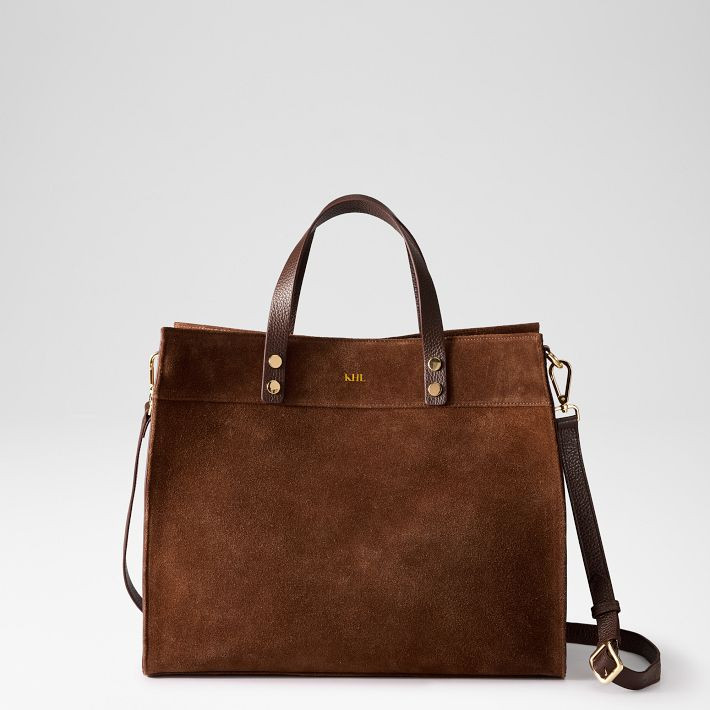 Essential Suede Tote | Mark and Graham