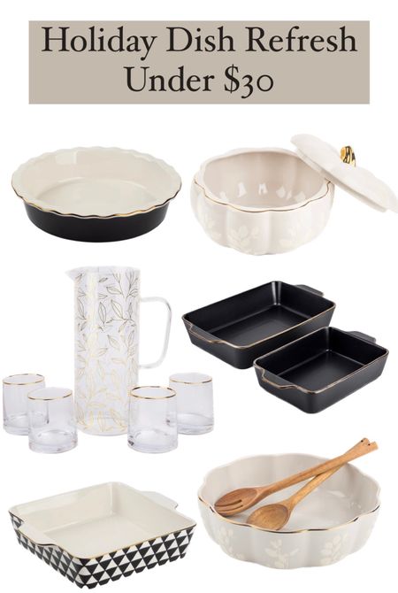 Hosting for the holidays? Wow your guests with high-end looking cookware at an affordable price. Most pieces found here are under $20. Such a steal!! 

#LTKSeasonal #LTKhome #LTKHoliday