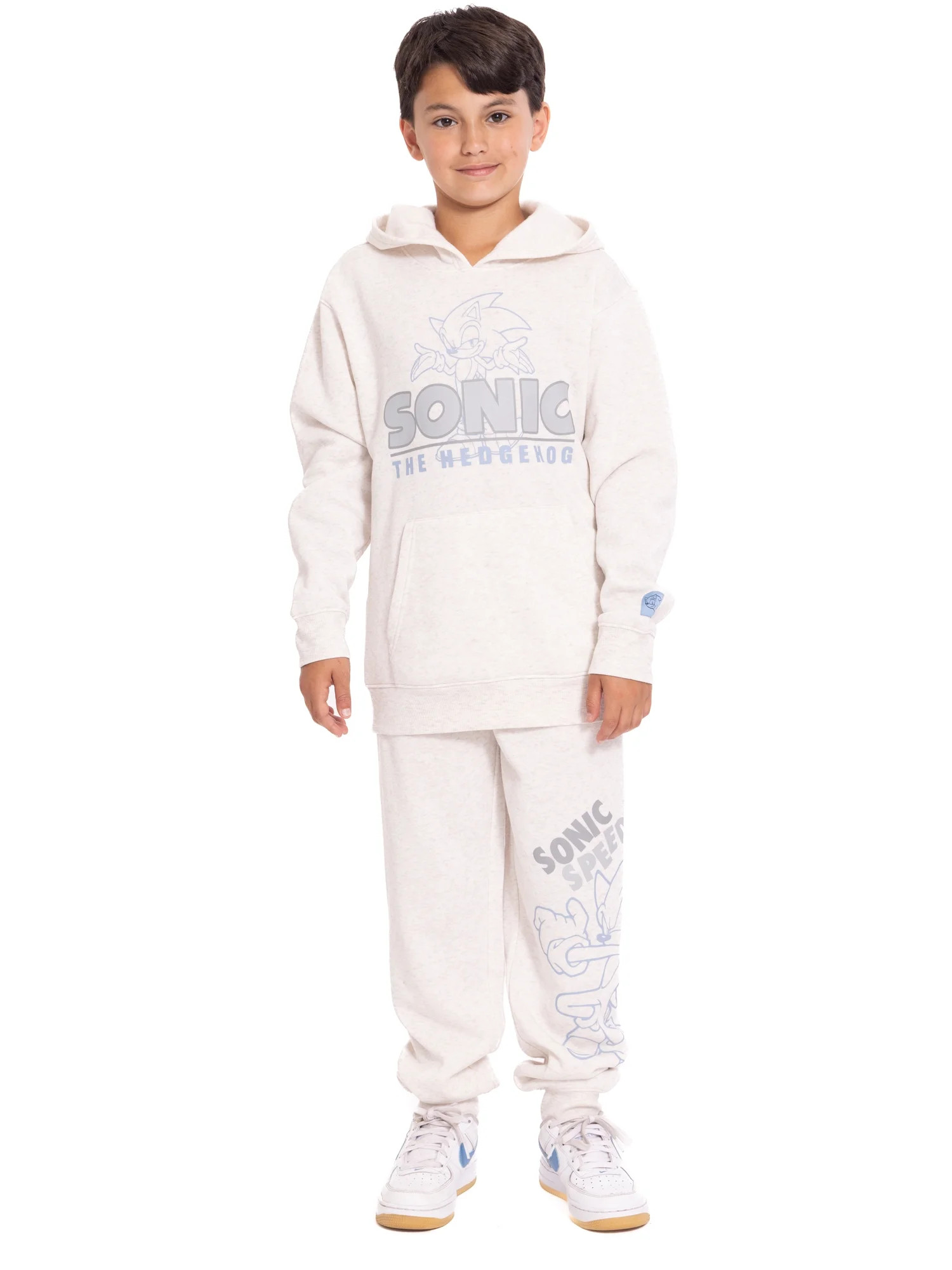 Sonic the Hedgehog Boy's Graphic Hoodie with Matching Jogger Pant, 2 Piece Set, Sizes 4-16 | Walmart (US)