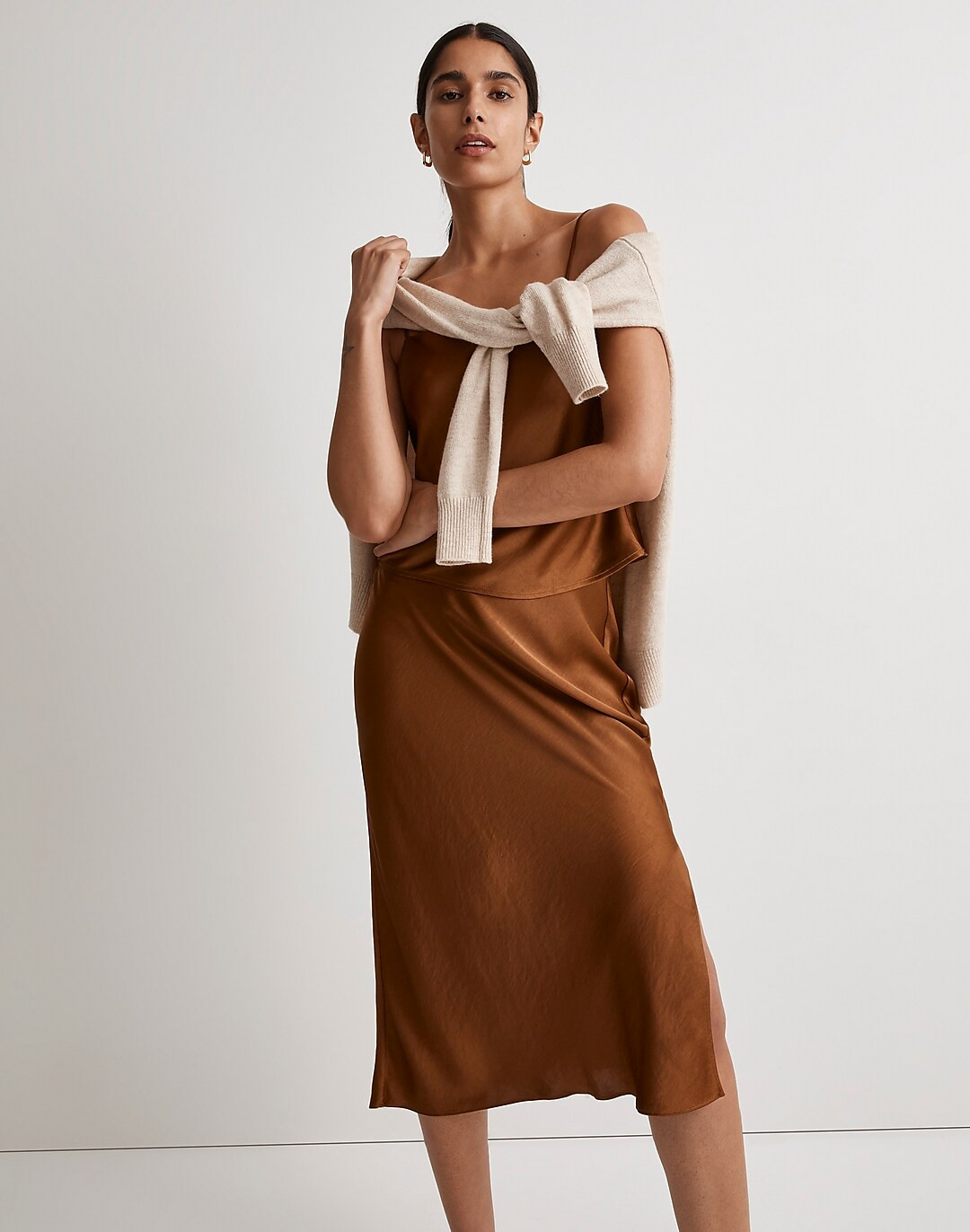 Layton Midi Slip Skirt | Madewell