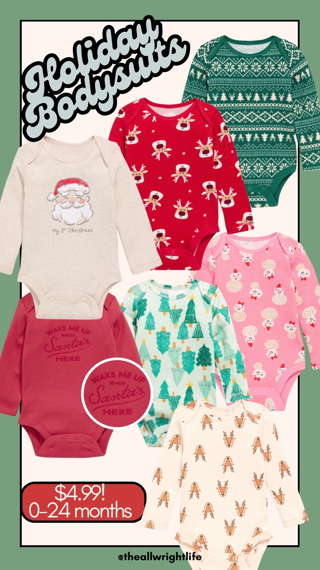 $4.99 today and tomorrow only!!! 


Christmas outfits for kids
Christmas haul
Christmas finds


#LTKHoliday #LTKBaby #LTKBump