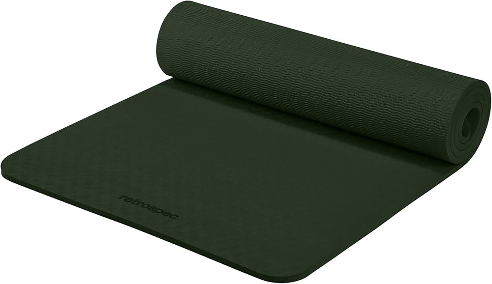 Retrospec Zuma Yoga Mat | 1/2 Inch Thick Non Slip Workout Mat | TPE Exercise Mat for Yoga, Pilate... | Amazon (US)