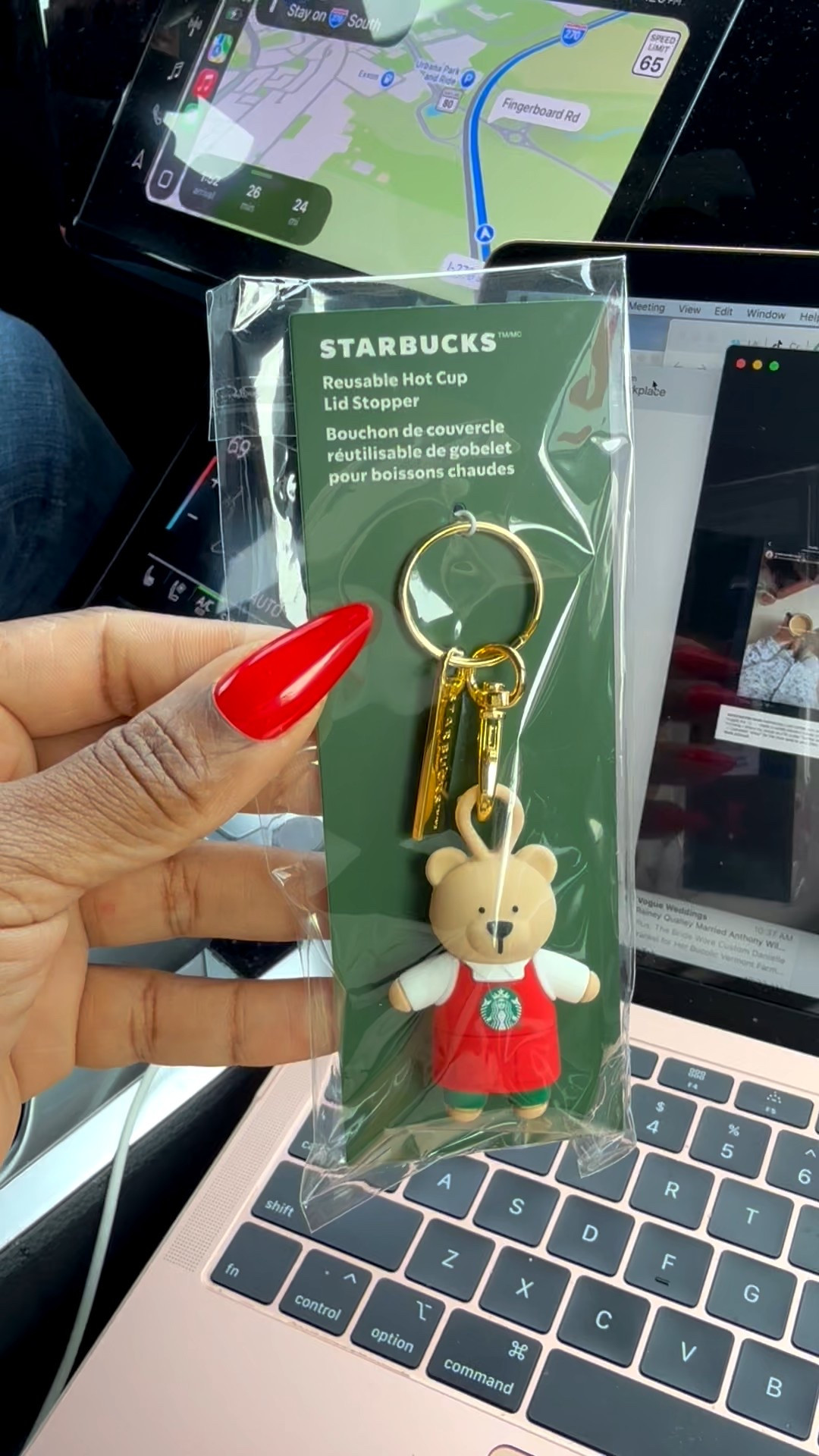 I couldn’t get my Starbucks bearista cup yesterday but I picked up the cutest bear meat chain today with my holiday drink :) 

#LTKHoliday #LTKSeasonal