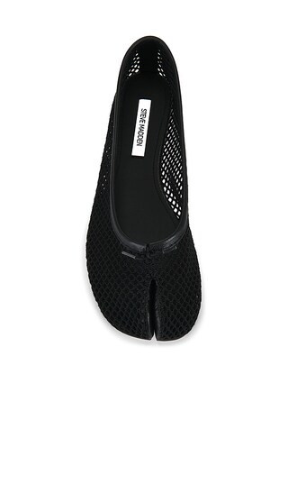 Steve Madden Calico Mesh Flat in Black. - size 7.5 | Revolve Clothing (Global)