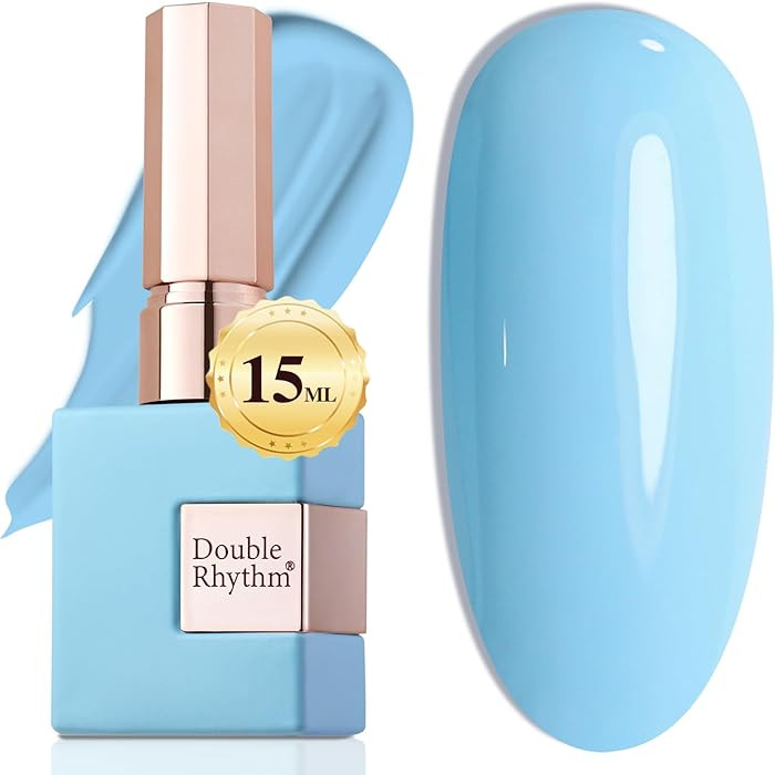 Double Rhythm 15ML Gel Nail Polish Pure Sheer Same Color Same Bottle Soak Off Gel Polish Art Mani... | Amazon (US)