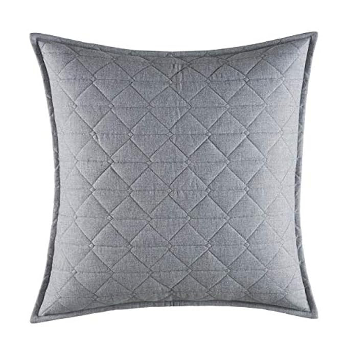 Nautica Clearview Throw Pillow, 18x18, Grey | Amazon (US)