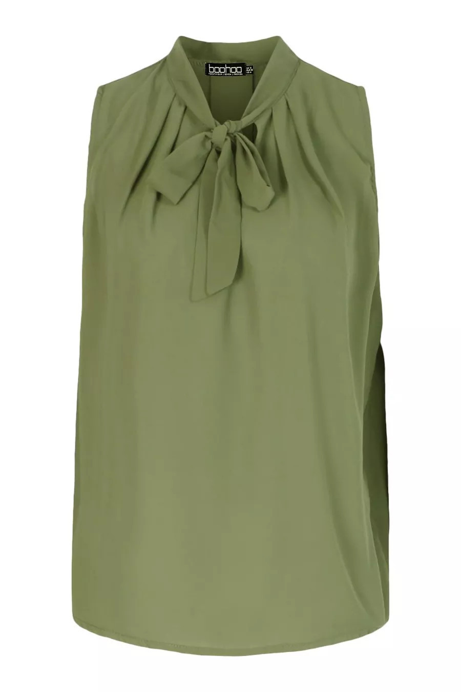 Tall Pussybow Sleeveless Blouse | Boohoo.com (US & CA)