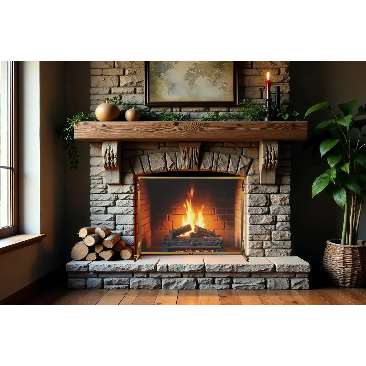 Single panel black or matte gold screen | Wayfair North America