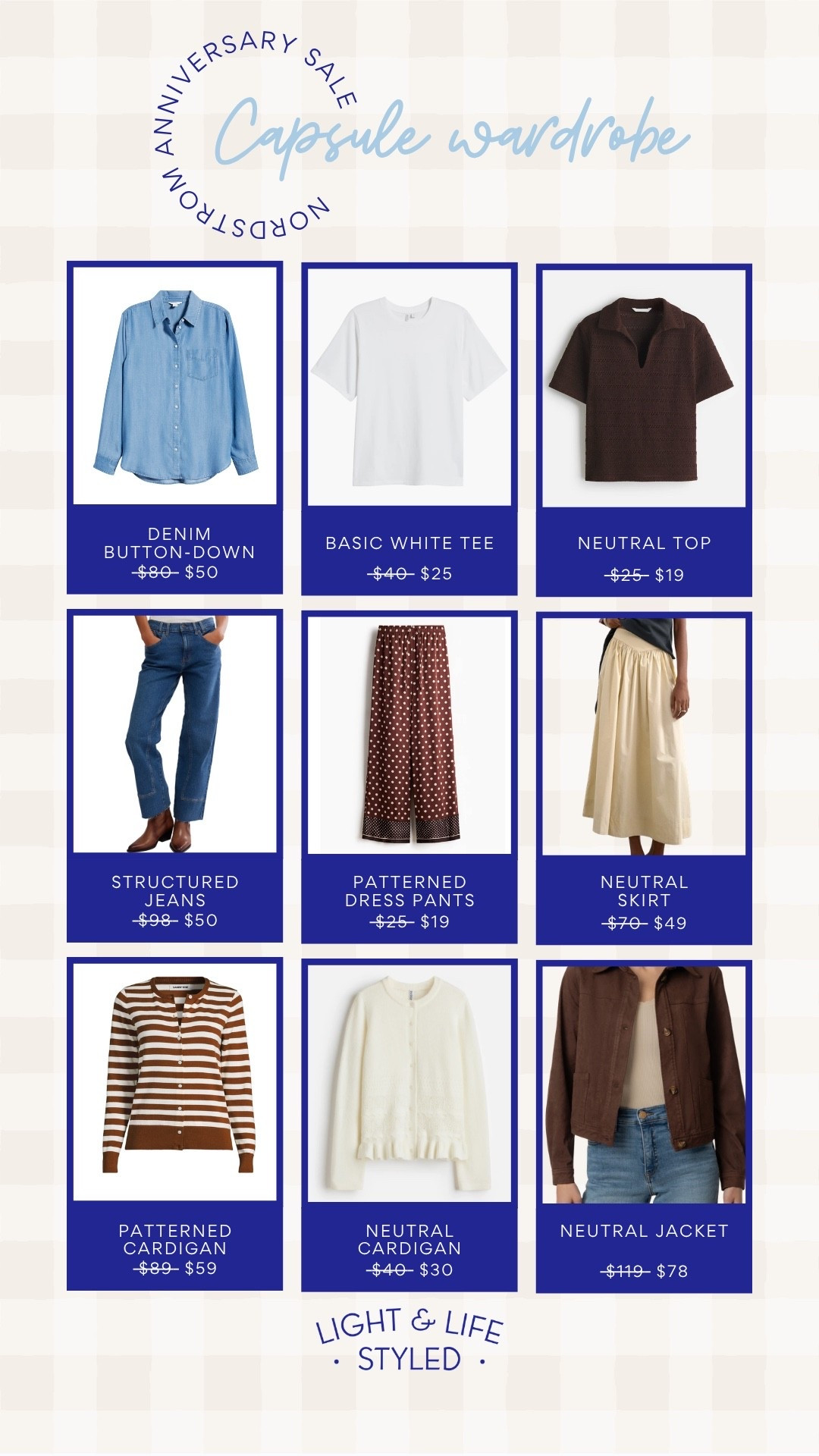 Comment CAPSULE and I’ll send you all the links to shop SMART for the Nordstrom Anniversary Sale! 

You don’t need everything—you just need a few great pieces that work overtime in your closet. I picked 9 versatile pieces, with almost everything under $50, and styled them into so many easy fall outfits. Bonus: the Free People jeans I bought last year are back and ON SALE!

Nordstrom Anniversary Sale, Nordstrom sale finds, fall capsule wardrobe, affordable fall fashion, fall outfits, teacher outfits, workwear outfits, capsule wardrobe, fashion over 40, fashion over 50, affordable style, fall wardrobe essentials @nordstrom