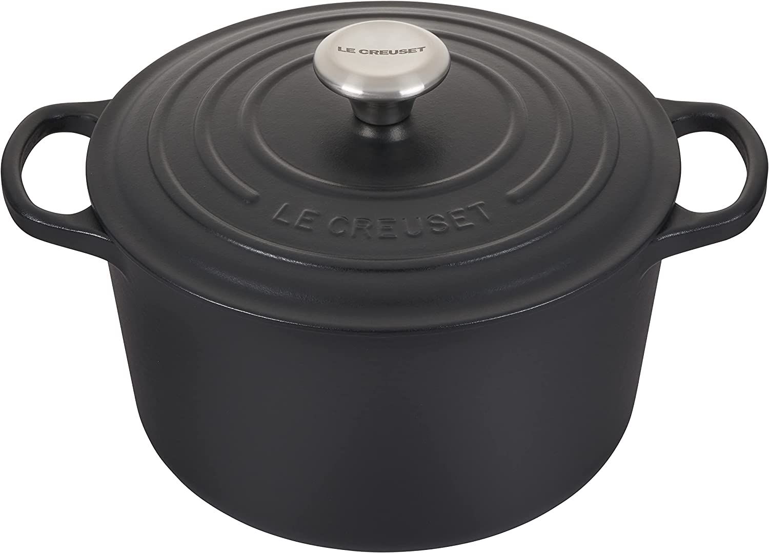 Le Creuset Enameled Cast Iron Signature Deep Round Oven, 5.25qt., Oyster | Amazon (US)