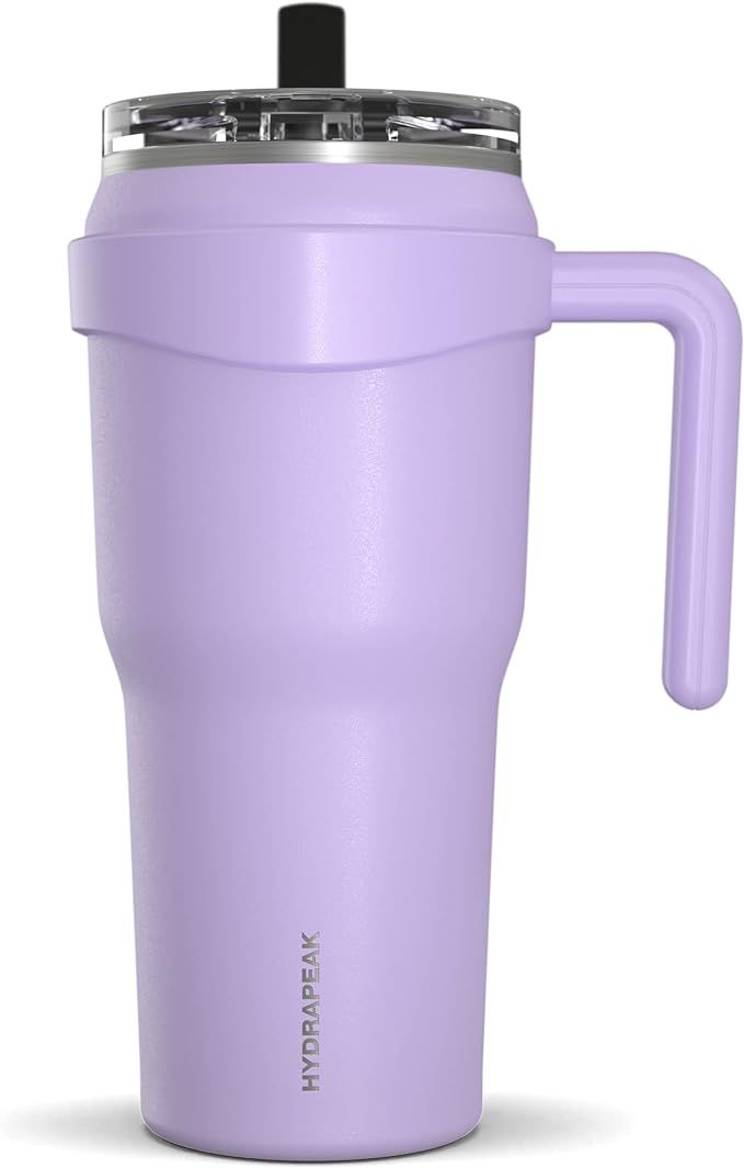 Hydrapeak Roadster 40oz Tumbler with Handle and 2-in-1 Straw Lid, Insulated Leak Proof Double Wal... | Amazon (US)
