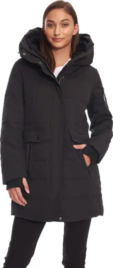 KOOTNEY - Vegan Down Mid-Length Parka Coat | Nordstrom